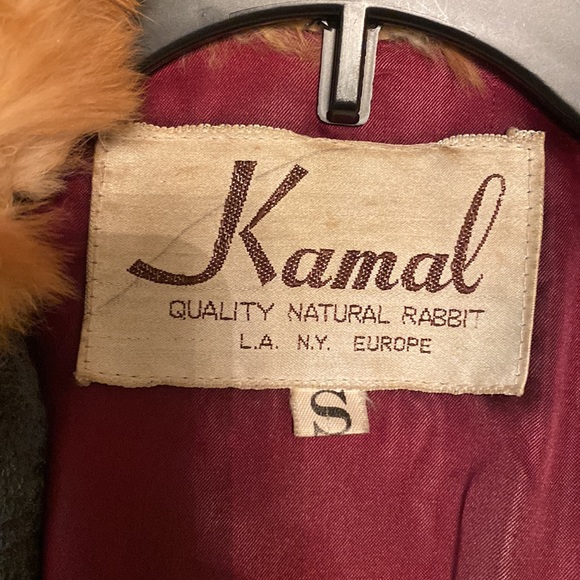 Brown Rabbit Fur Jacket - Picture 2 of 3